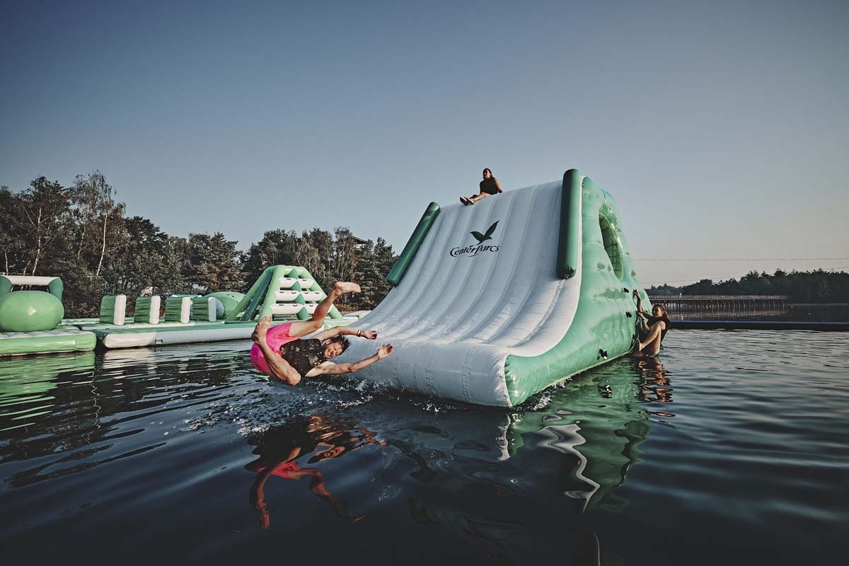 1 uur Aquapark bij Waterskicentrum de Vossemeren