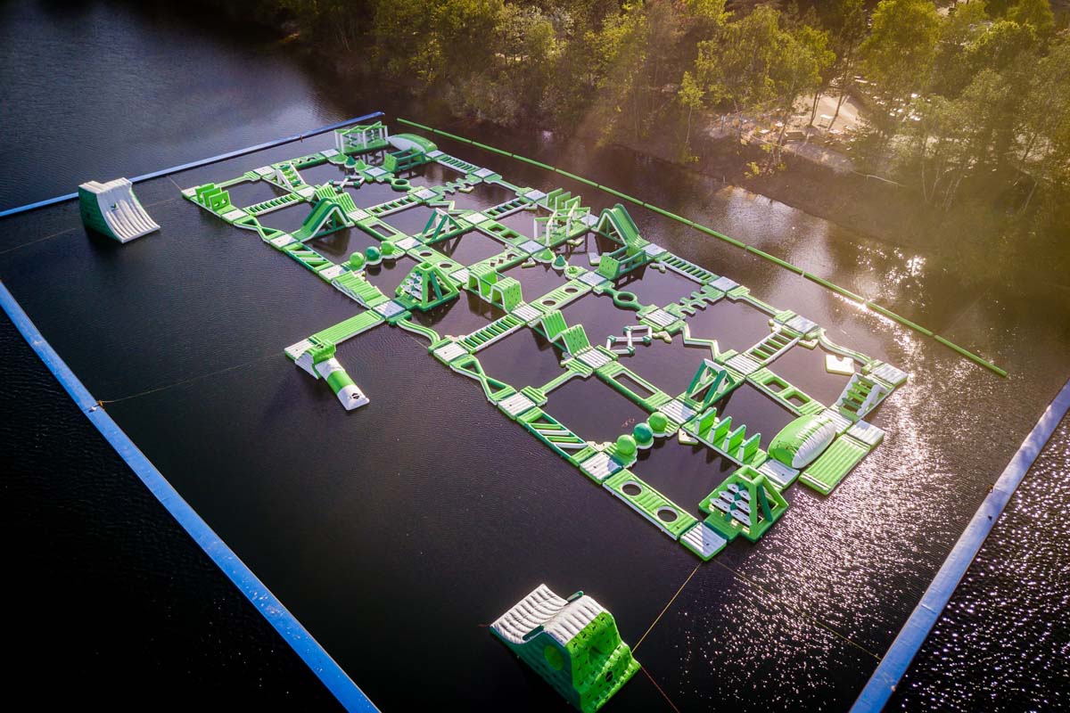 1 uur Aquapark bij Waterskicentrum de Vossemeren