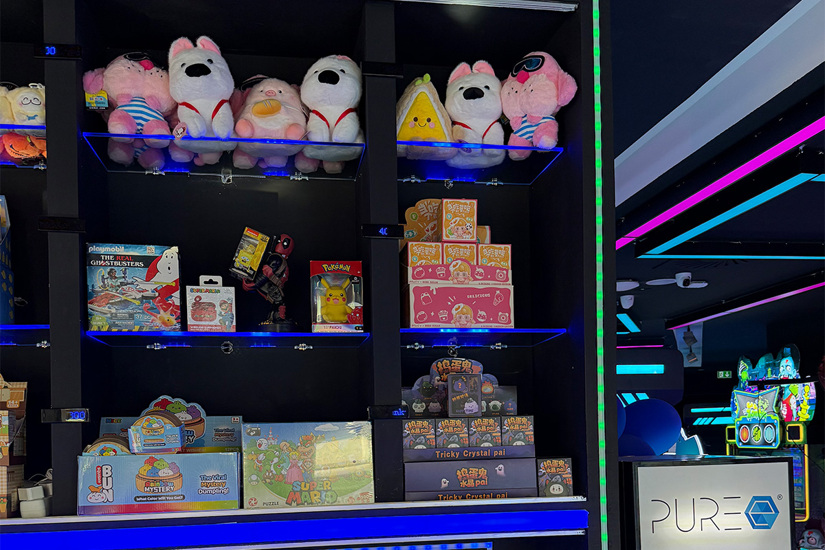 Arcadegame-credits bij Giga Arena Aachen