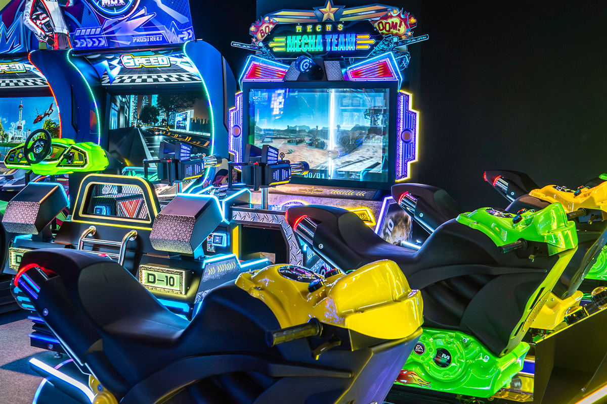 Arcadegame-credits bij Giga Arena Aachen