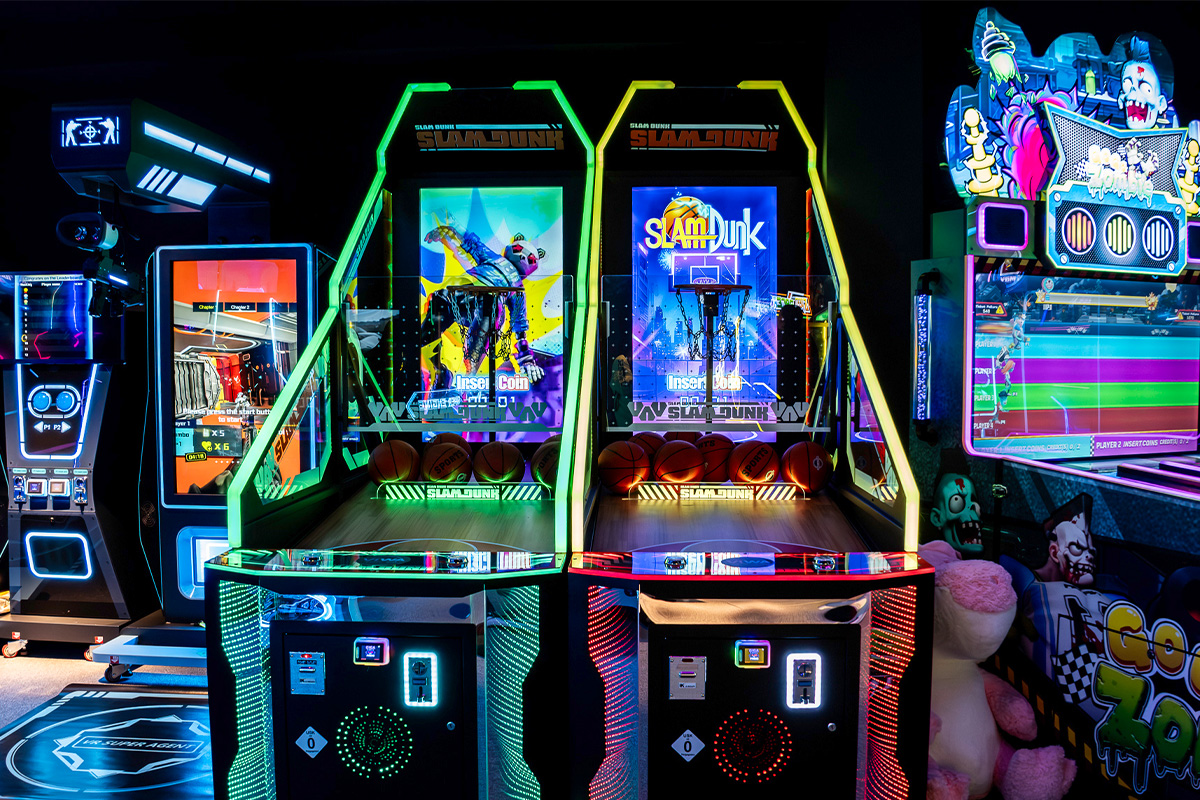 Arcadegame-credits bij Giga Arena Aachen
