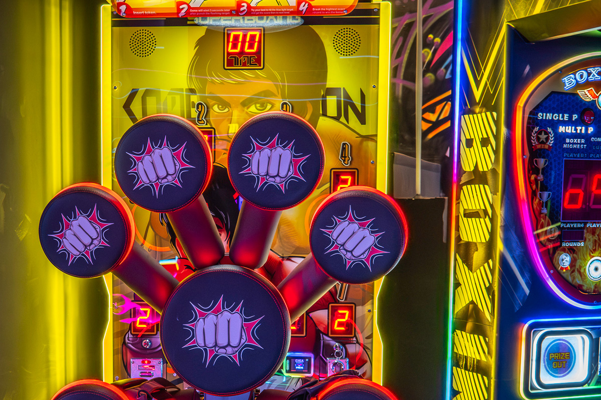 Arcadegame-credits bij Giga Arena Aachen