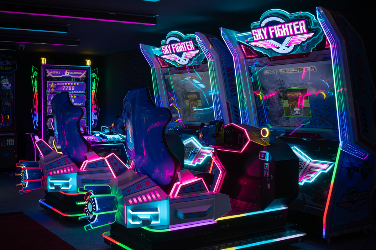 Arcadegame-credits bij Giga Arena Aachen