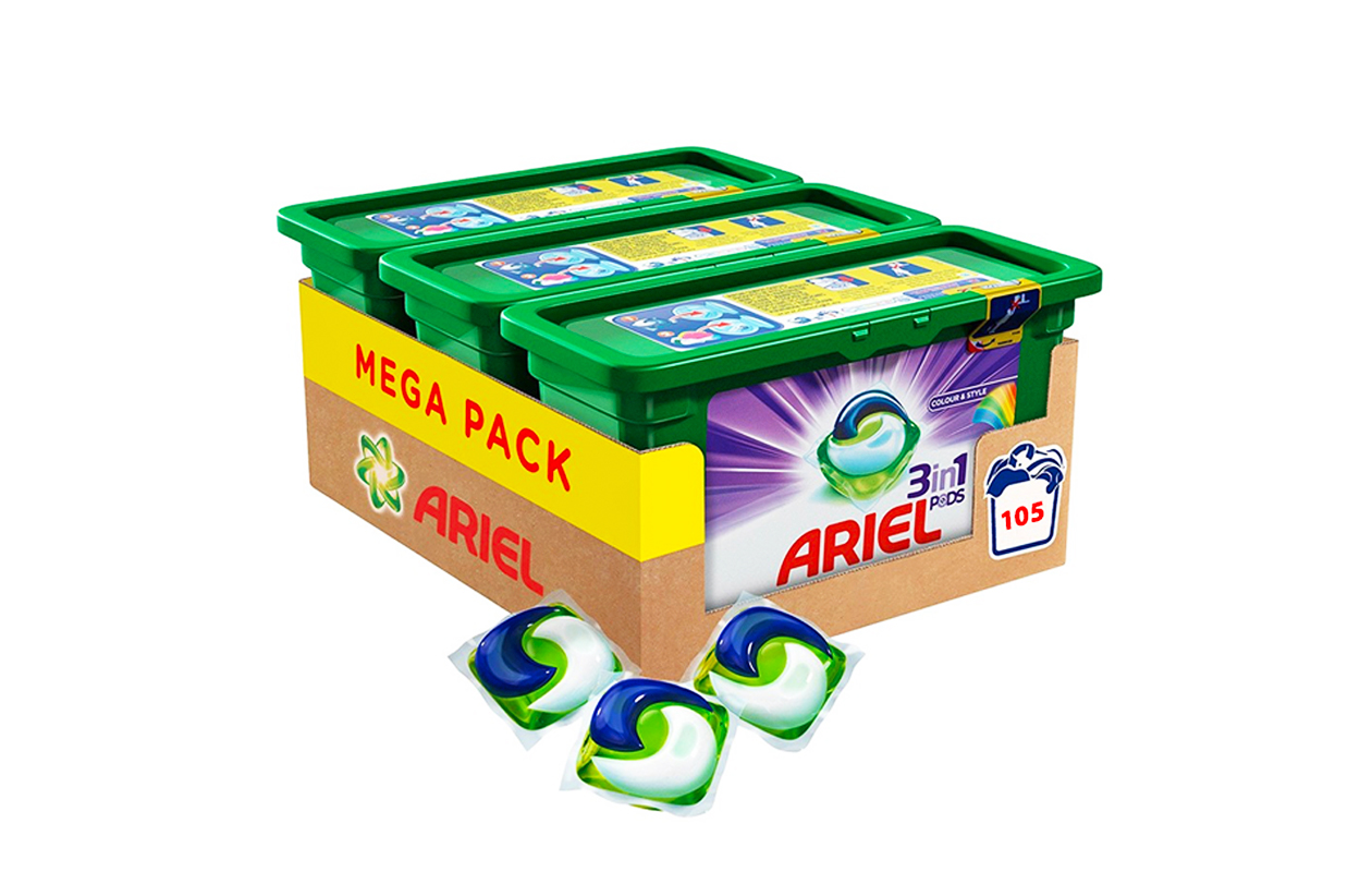 Ariel 3in1 Pods Color - 105 stuks