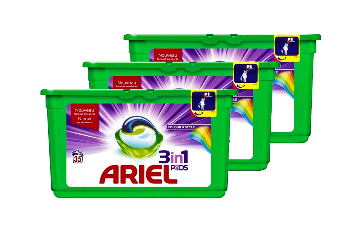 Ariel 3in1 Pods Color - 105 stuks