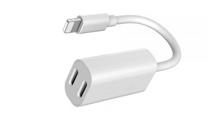 audio- en oplaadadapter voor iPhone 7 - 8 en 10-X 