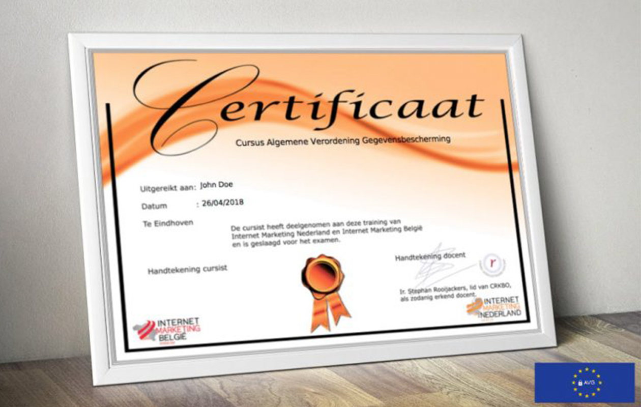 Basistraining Algemene Verordening Gegevensbescherming (AVG) 