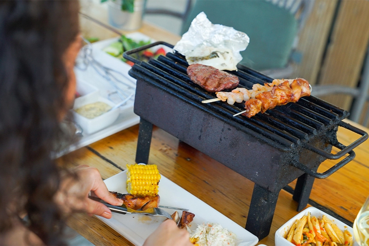 BBQ aan het strand bij Beachclub Solbeach in Scheveningen