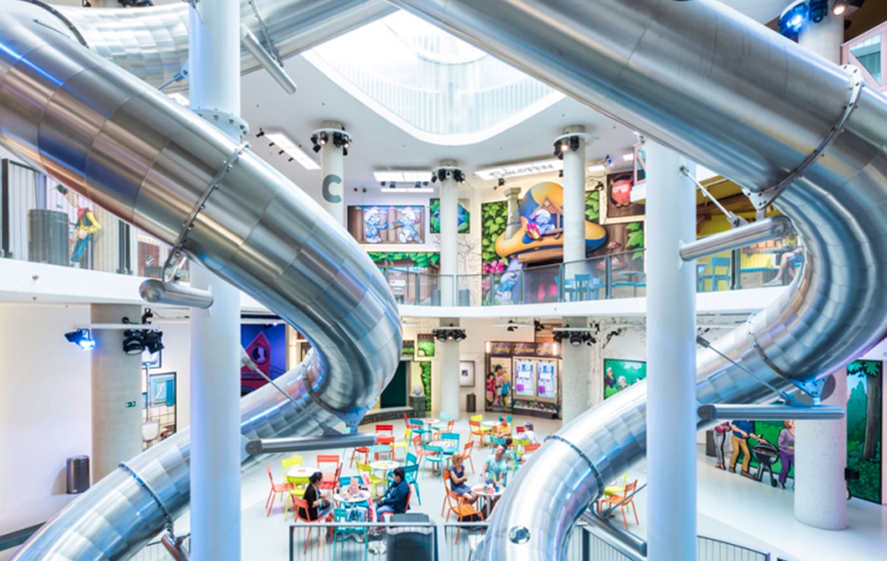 Comics Station Antwerp; indoor pretpark met stripfiguren!