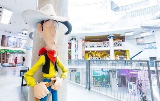 Comics Station Anvers; Parc à thème couvert - Personnages de dessin animés!