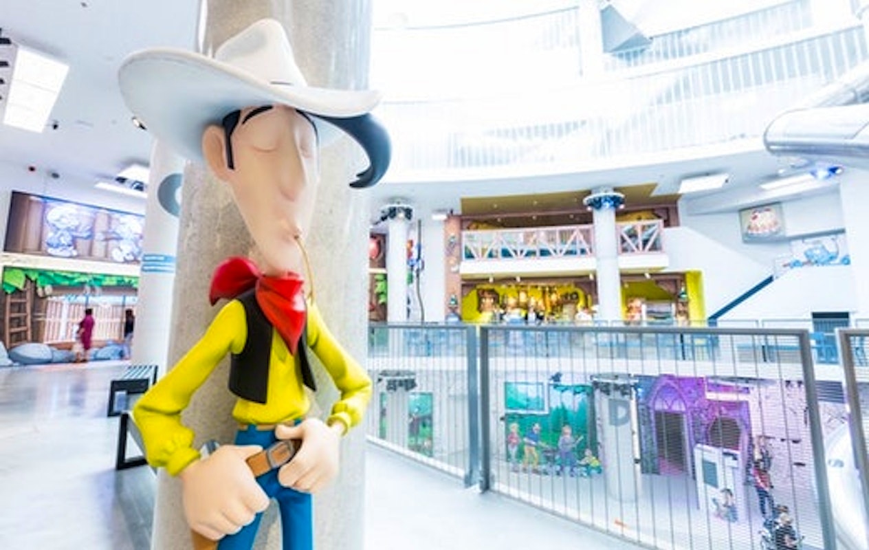 Comics Station Antwerp; indoor pretpark met stripfiguren!