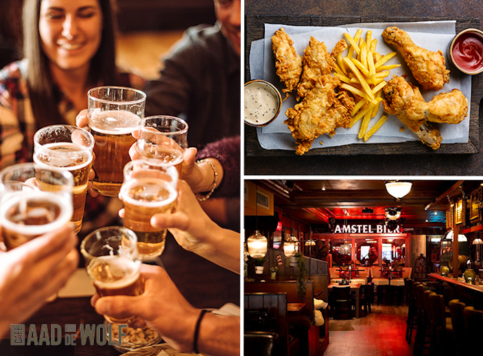 Bierproeverij + El Rancho bij Café Aad de Wolf