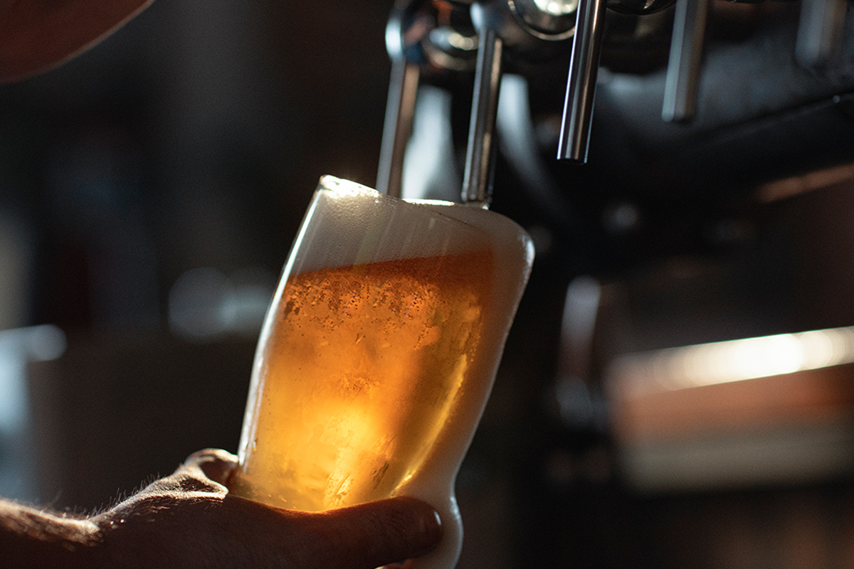 Bierproeverij + bittergarnituur bij Irish Pub The Dubliner