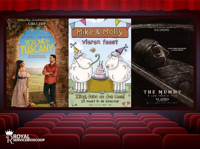 Bioscoopticket, snack + drankje bij Royal Servicebioscoop Echt