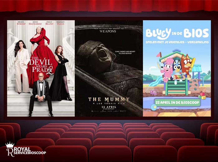 Bioscoopticket, snack + drankje bij Royal Servicebioscoop Echt