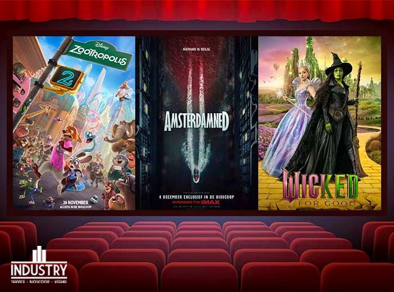 Bioscoopticket, snack + drankje bij Industry Bioscoop