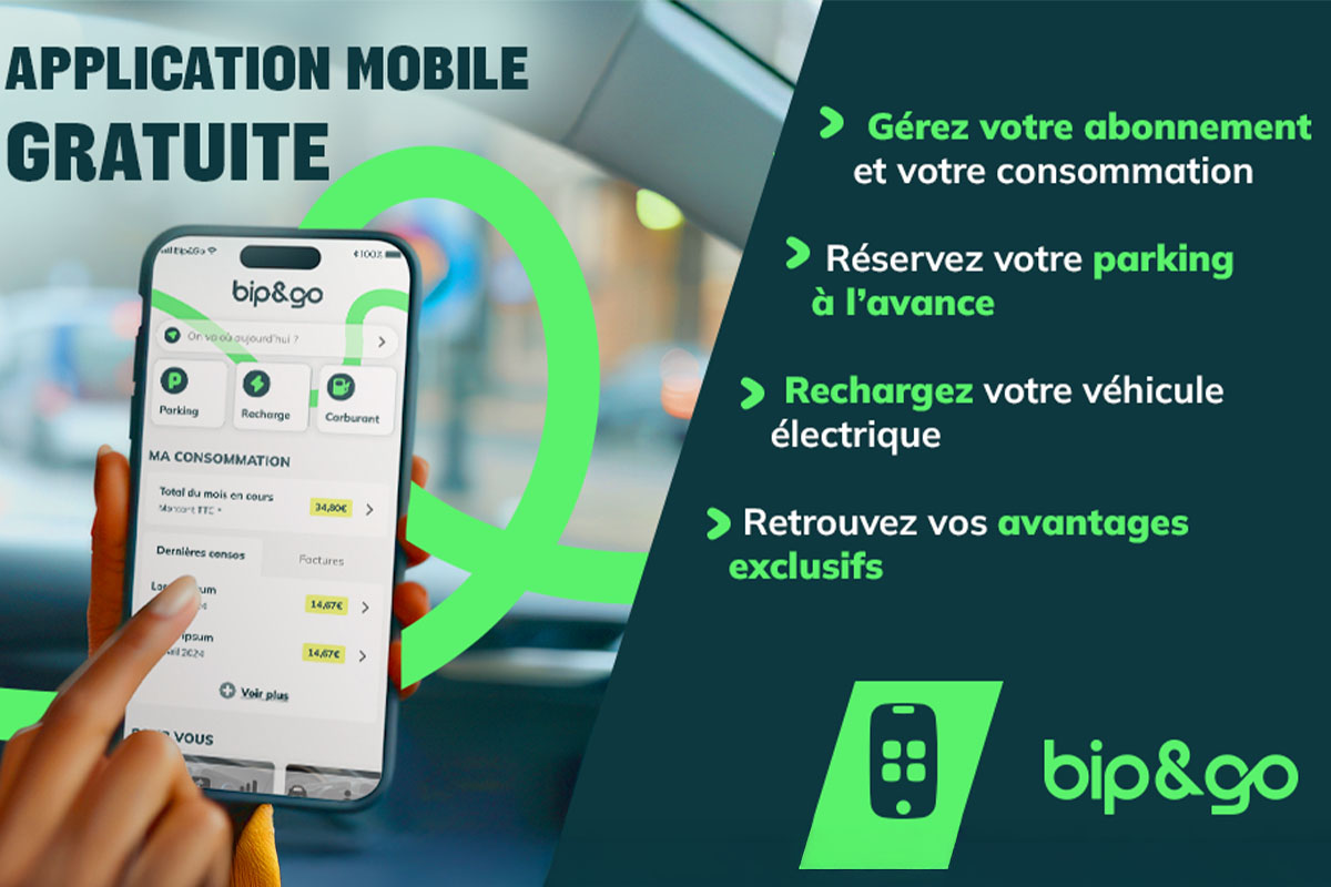 Bip&Go toll badge with 12-month subscription (4 countries)