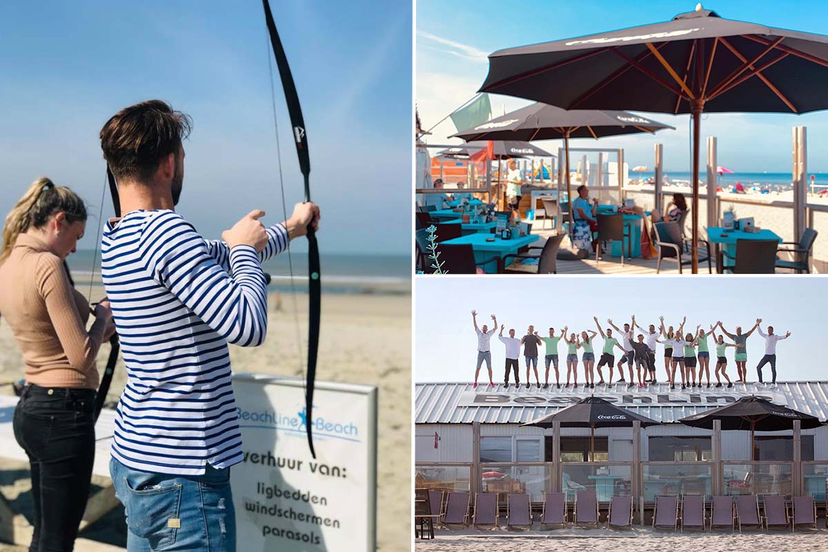1,5 uur boogschieten bij Beachline Beach & Events