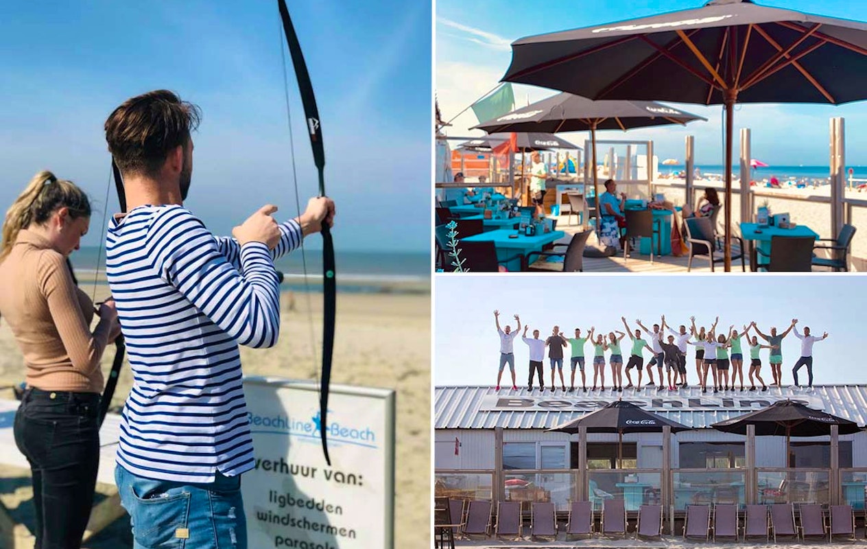 1,5 uur boogschieten bij Beachline Beach & Events