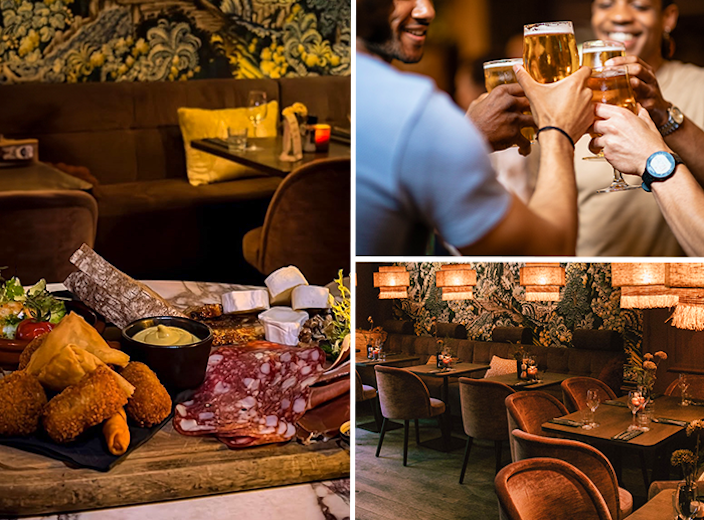 Luxe borrelplateau bij Black & Blue in hartje Amsterdam