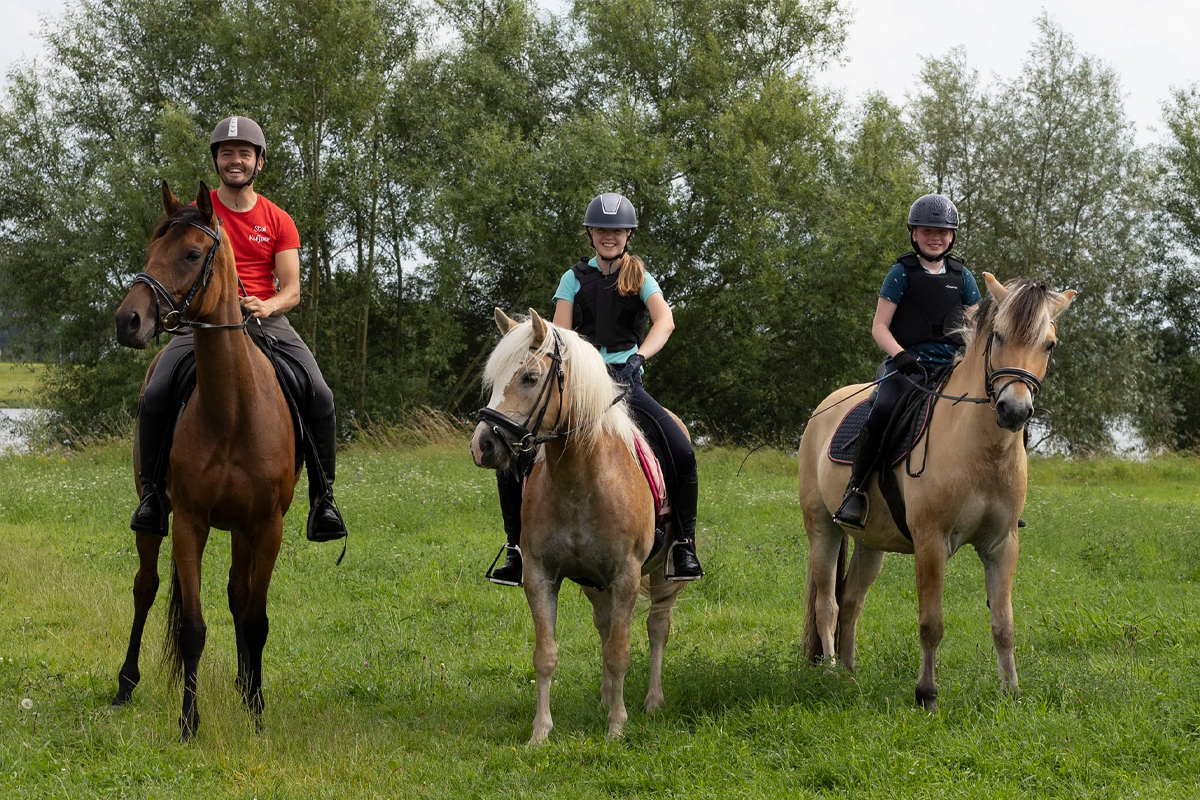 Bos- of waterrit te paard bij Stal Kuijper (3 à 4 uur)