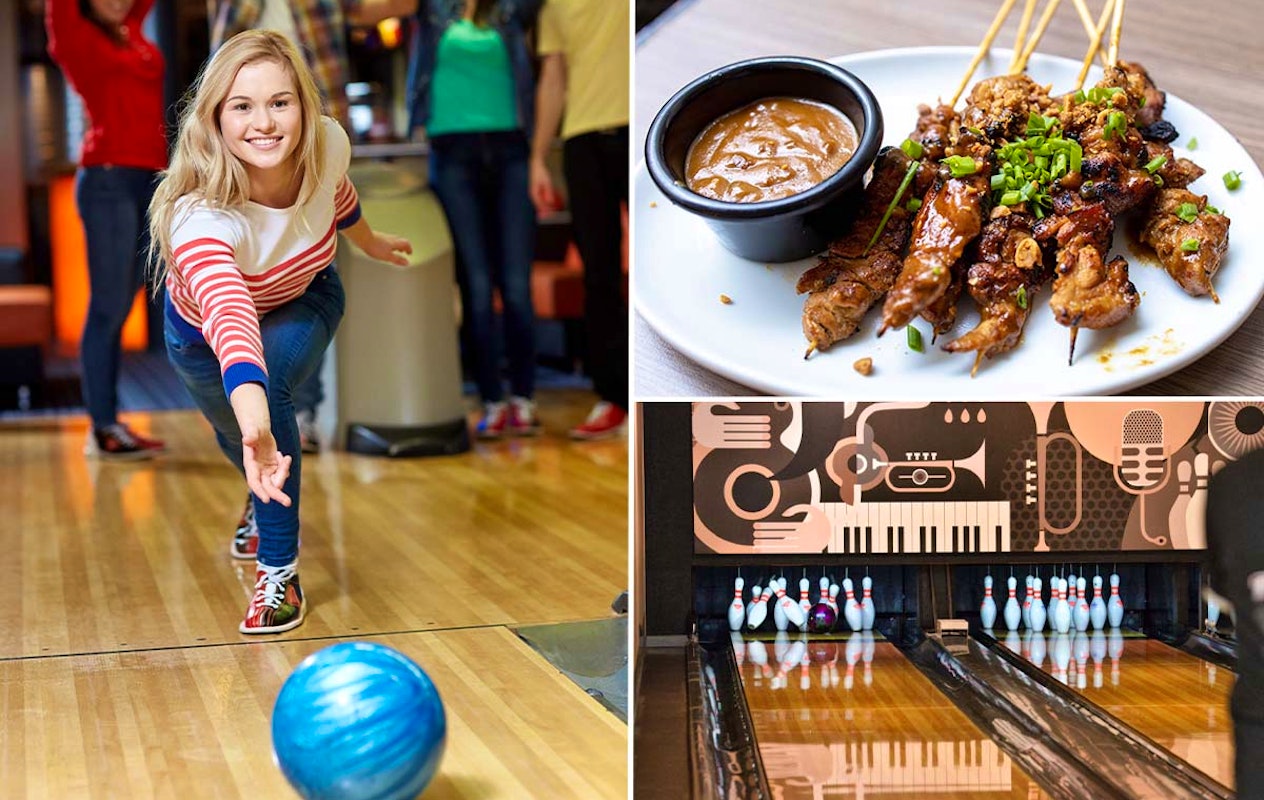 1 uur bowlen + eventueel hoofdgerecht bij Recreatiepark Familyland