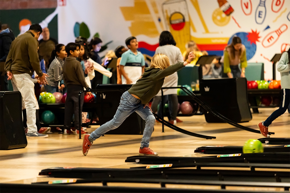 Bowlen + menu bij Burney's