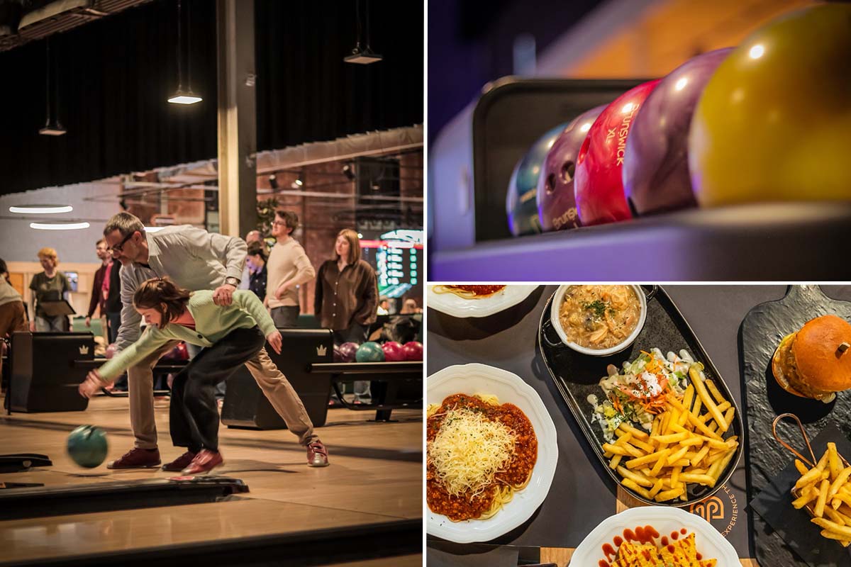 Bowlen + menu bij Burney's