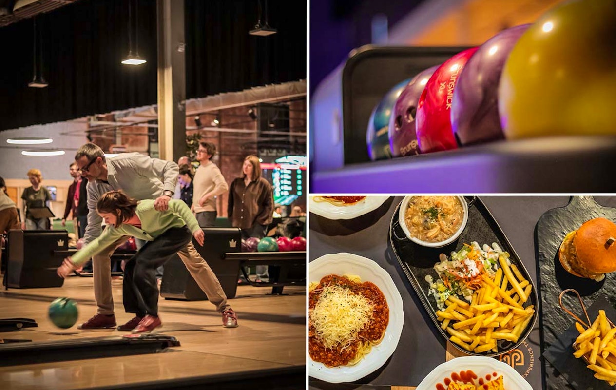 Bowlen + menu bij Burney's