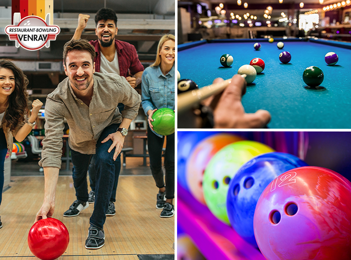 1,5 uur bowlen + evt. poolen bij Bowling Venray