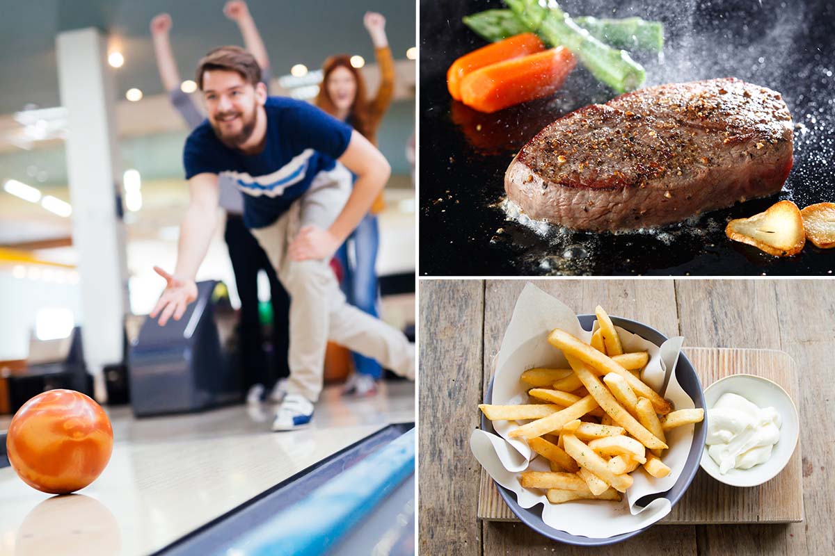 All you can eat steengrillen + bowlen Schin op Geul