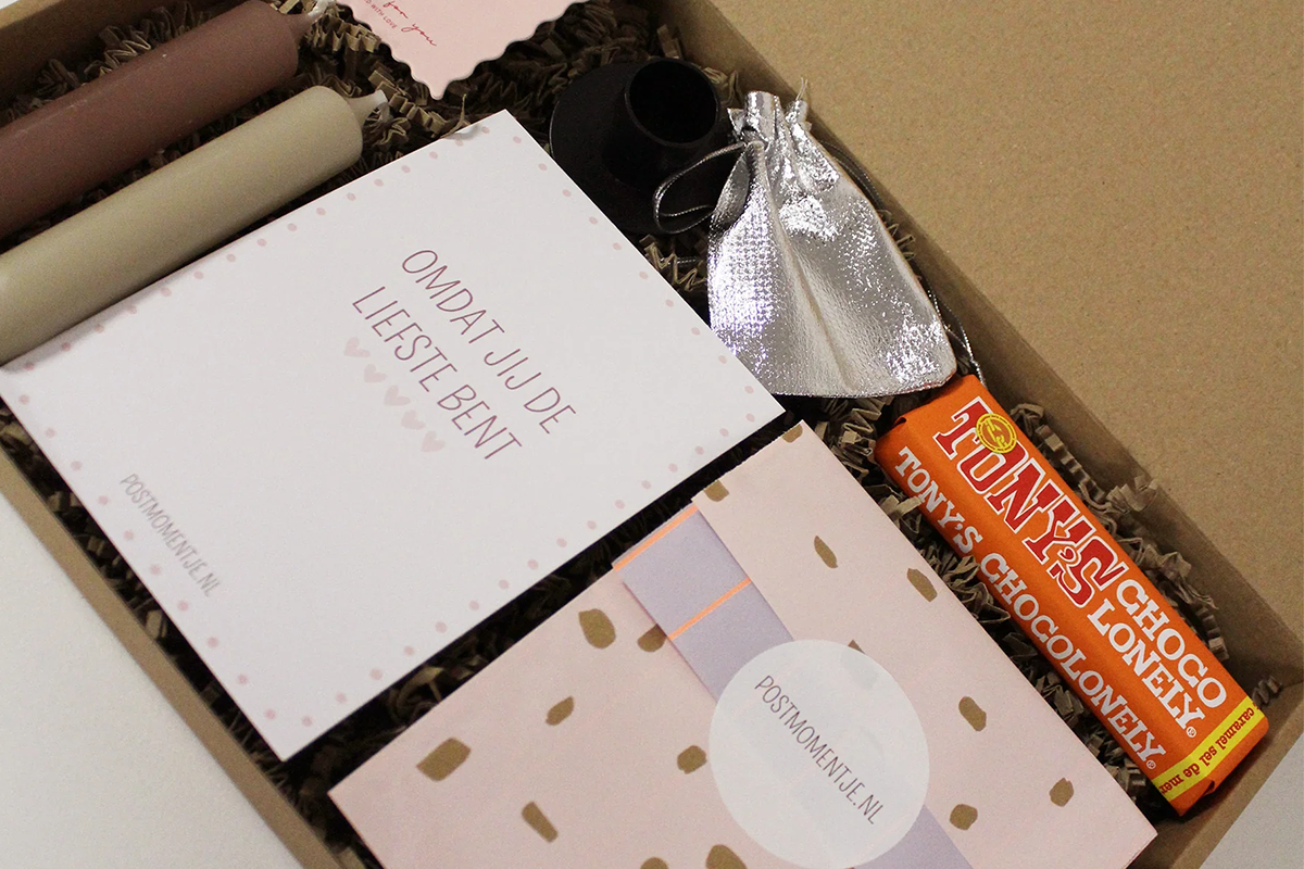 Brievenbuscadeau naar keuze van Postmomentje