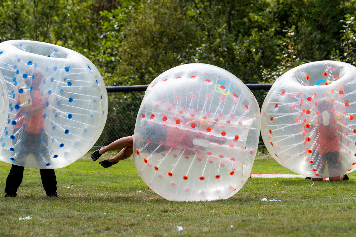 Bubbel voetbal bij AvonturenEvents