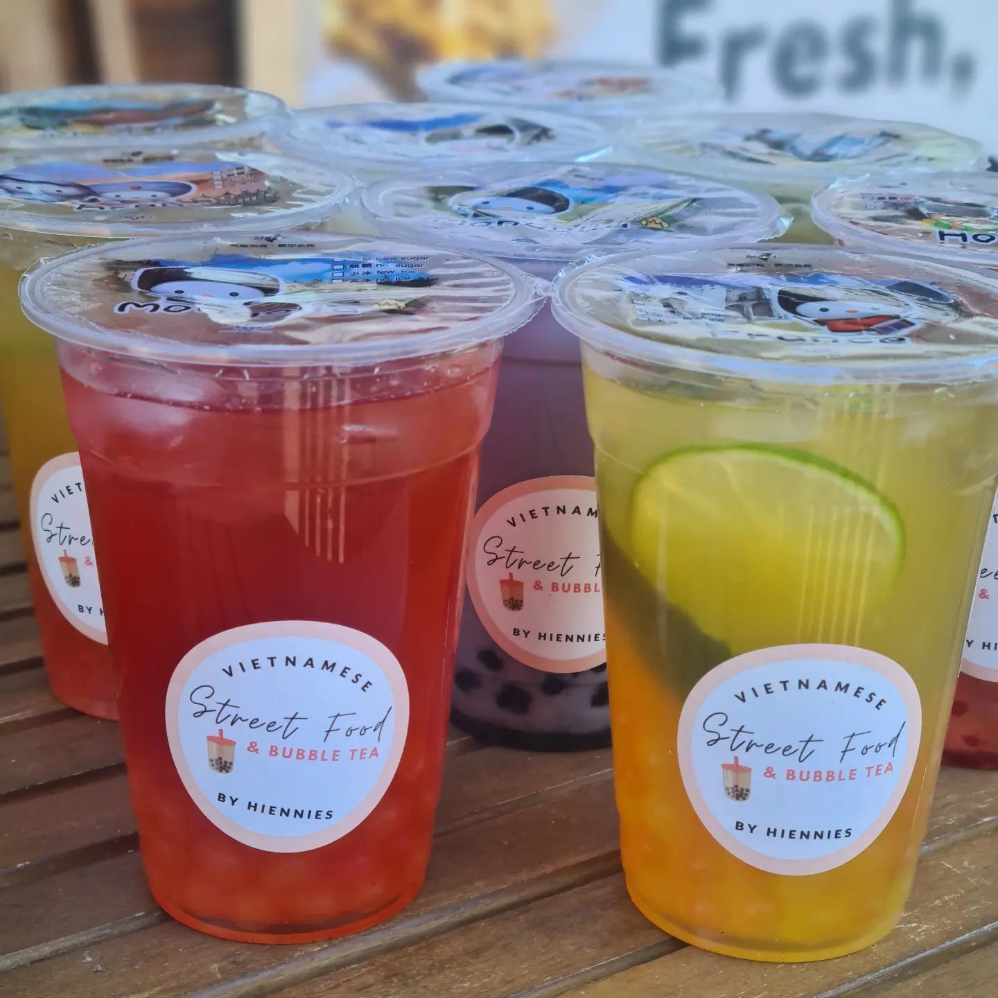 Bubble tea incl. topping afhalen bij Streetfood By Hiennies