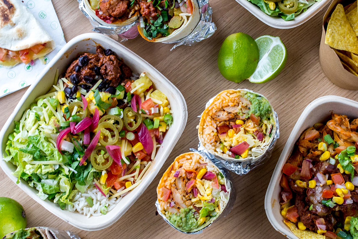 Build your own burrito of bowl + drankje bij Chidóz