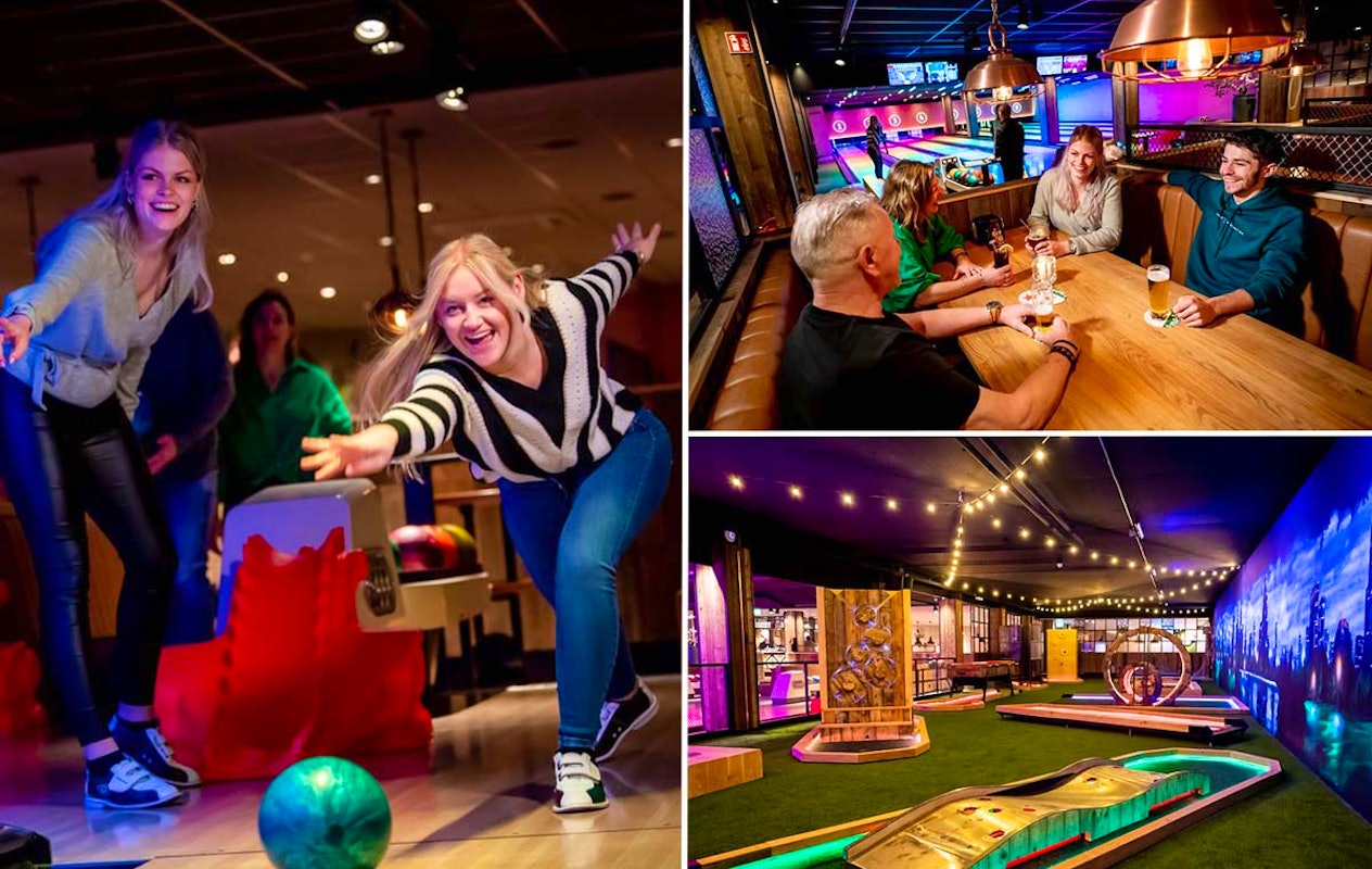 Bowlen + minigolf en burgermenu bij Franky's Hoorn
