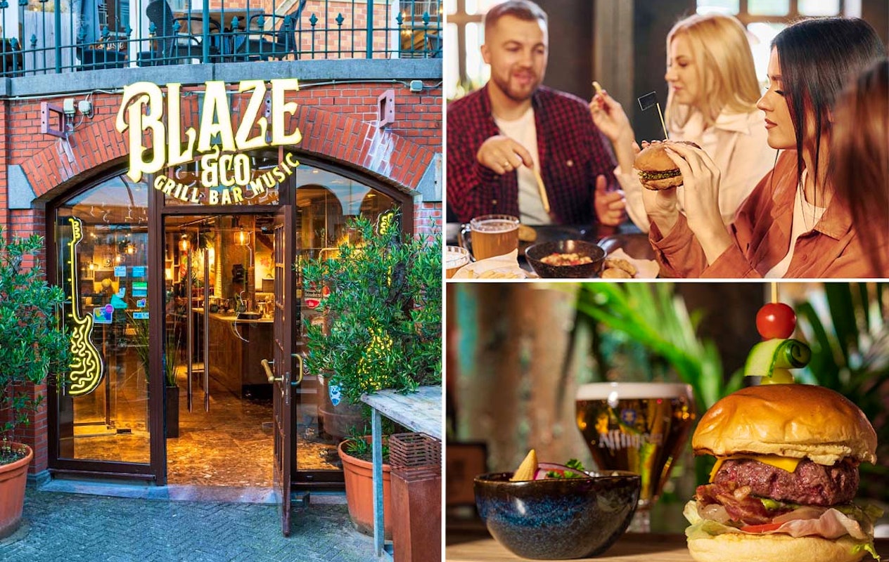 Geniet van een Burgermenu + Dessert bij Blaze&Co