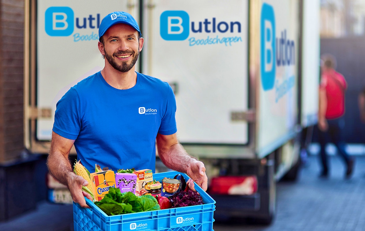 Waardebon t.w.v. €15 voor online boodschappen bij Butlon