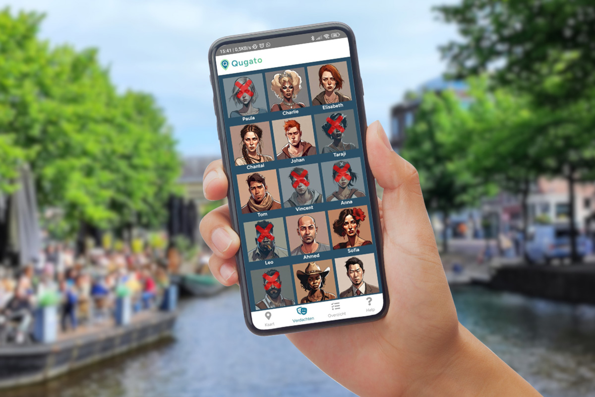 Detective stadsspel (1 tot 6 personen)