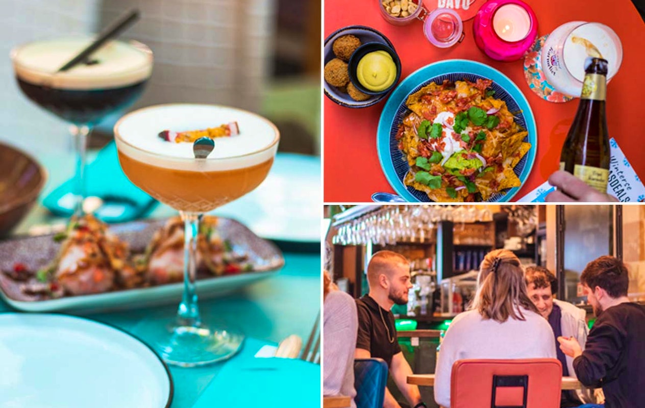4 cocktails + portie nachos voor 2 personen bij Restaurant Se7en
