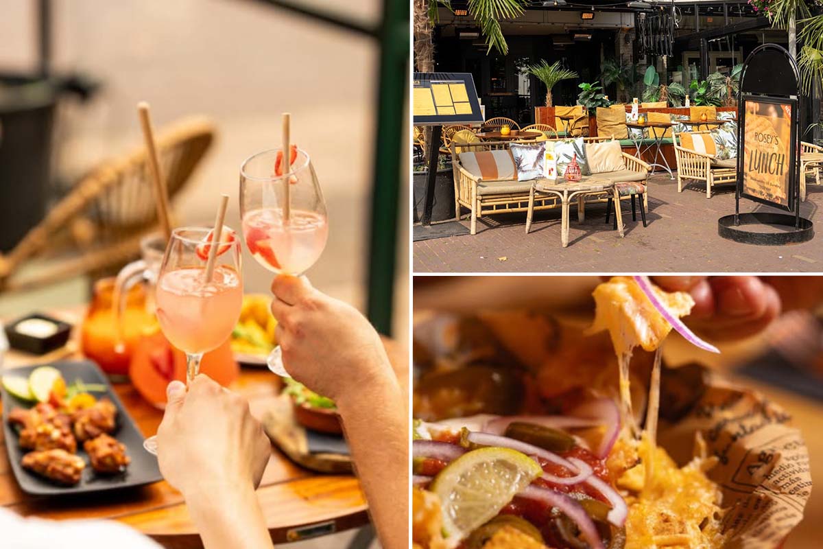 2 cocktails naar keuze + tortilla met dip bij ROSEY'S