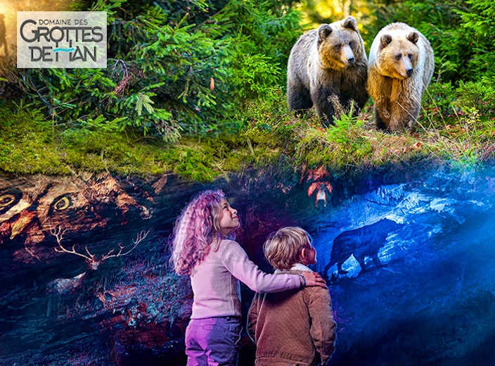 Combiticket Grotten van Han en het Wildpark in België