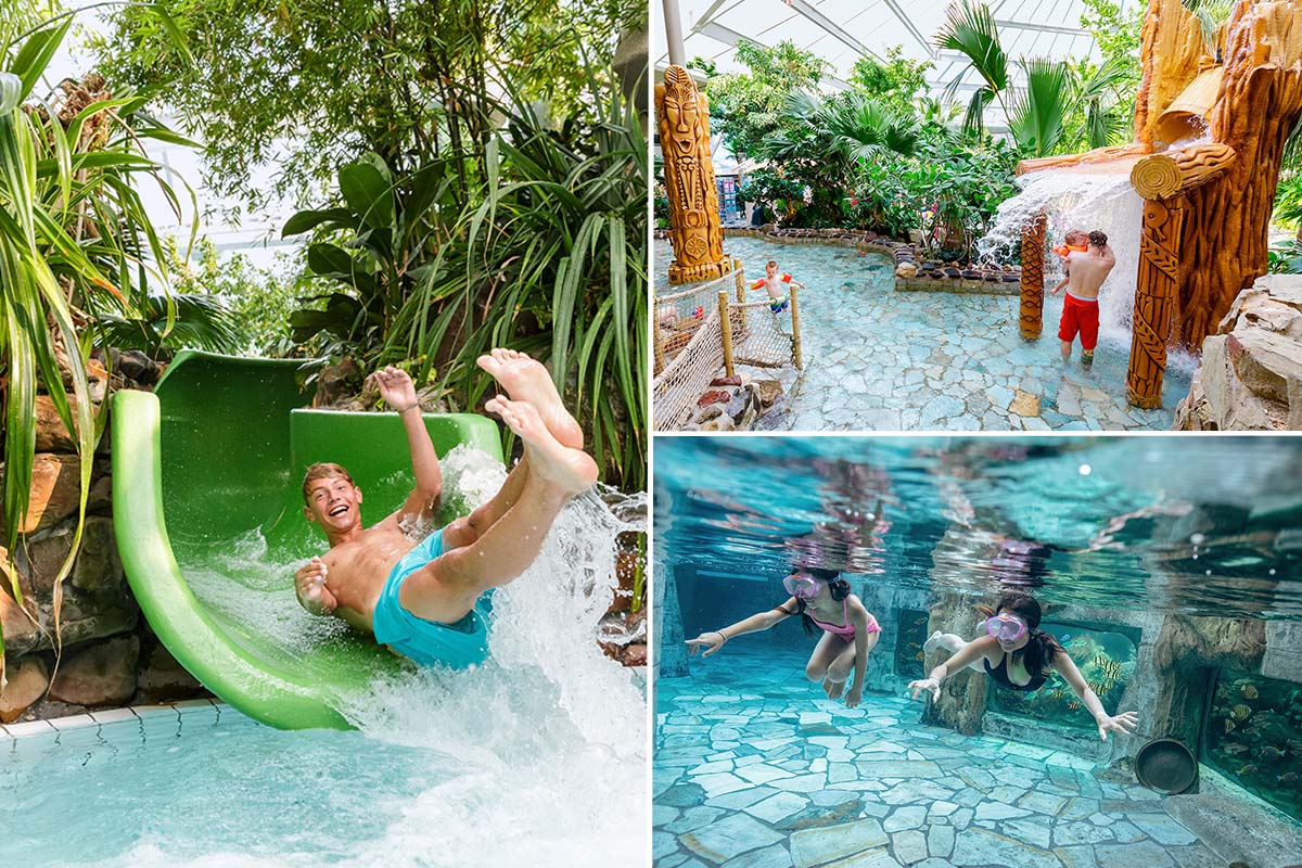 Eintrittskarte Schwimmbad Aqua Mundo im Center Parcs Het Heijderbos