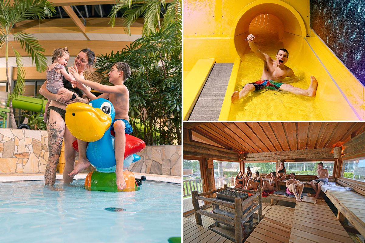 Dagentree water- en glijbanenpark + sauna bij AquaMagis