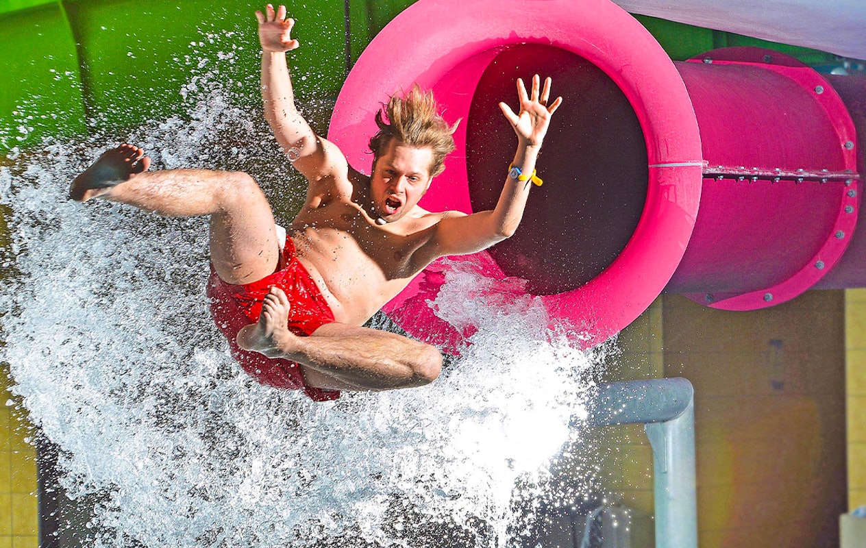 Dagentree water- en glijbanenpark + sauna bij AquaMagis