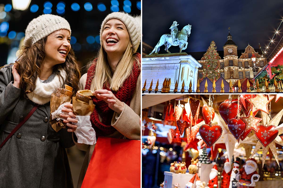 Dagtocht naar de kerstmarkt van Oberhausen, Düsseldorf of Aken