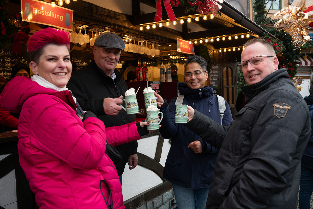 Dagtocht naar de kerstmarkt van Oberhausen, Düsseldorf of Essen