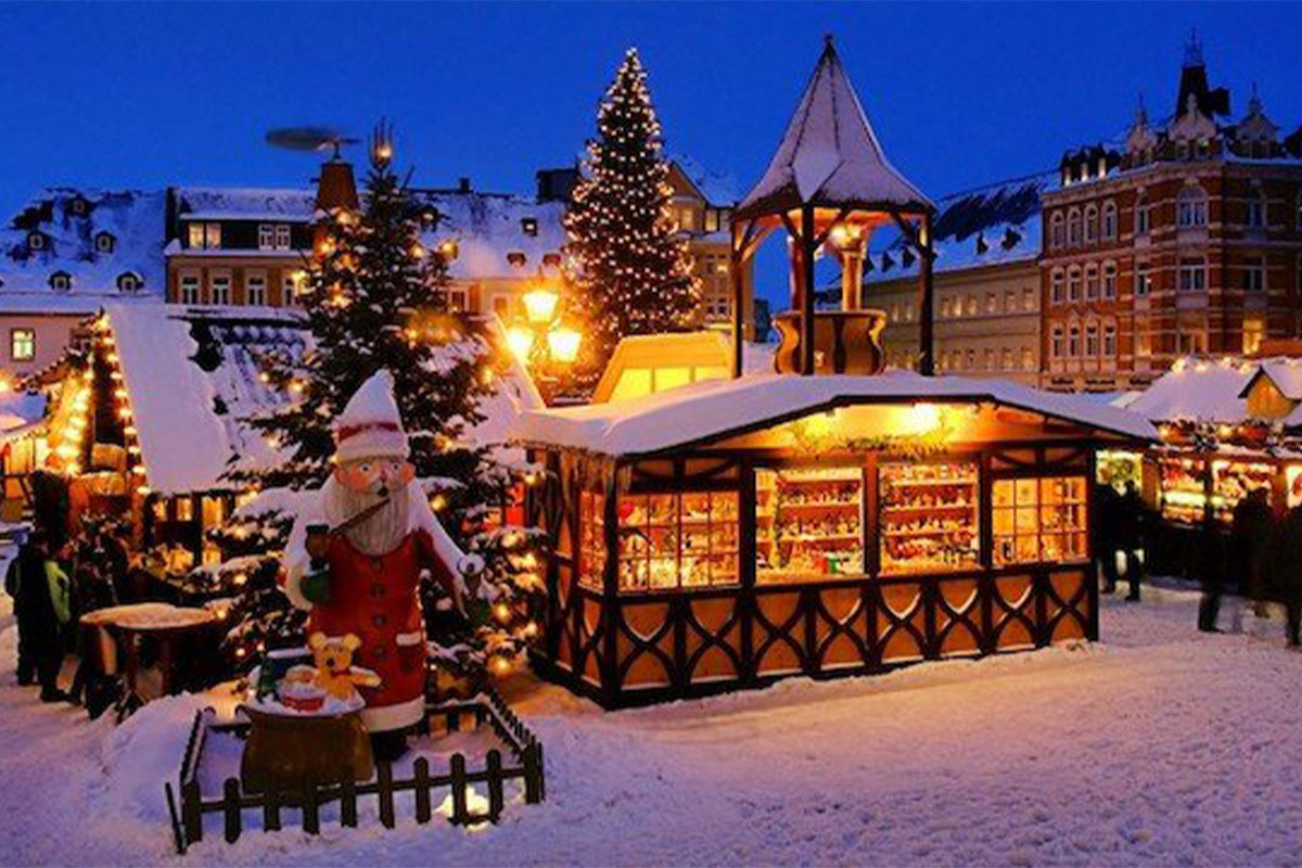 Dagtocht naar de kerstmarkt van Oberhausen, Düsseldorf of Essen