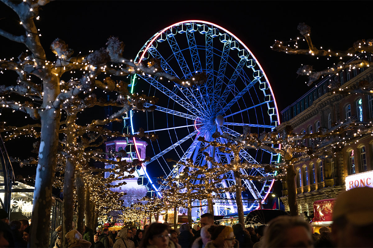 Dagtocht naar de kerstmarkt van Oberhausen, Düsseldorf of Essen