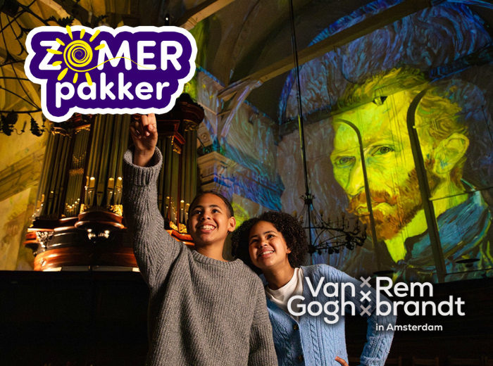 Entrance ticket Van Gogh & Rembrandt in Amsterdam